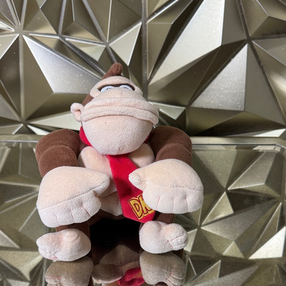 Nintendo Super Mario‎ Donkey Kong Plush San-Ei Brown Monkey Stuffed Animal Toy